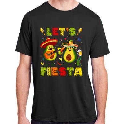 Let's Fiesta Avocado And Tacos Cinco De Mayo Adult ChromaSoft Performance T-Shirt