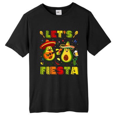 Let's Fiesta Avocado And Tacos Cinco De Mayo Tall Fusion ChromaSoft Performance T-Shirt