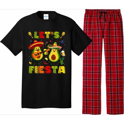 Let's Fiesta Avocado And Tacos Cinco De Mayo Pajama Set