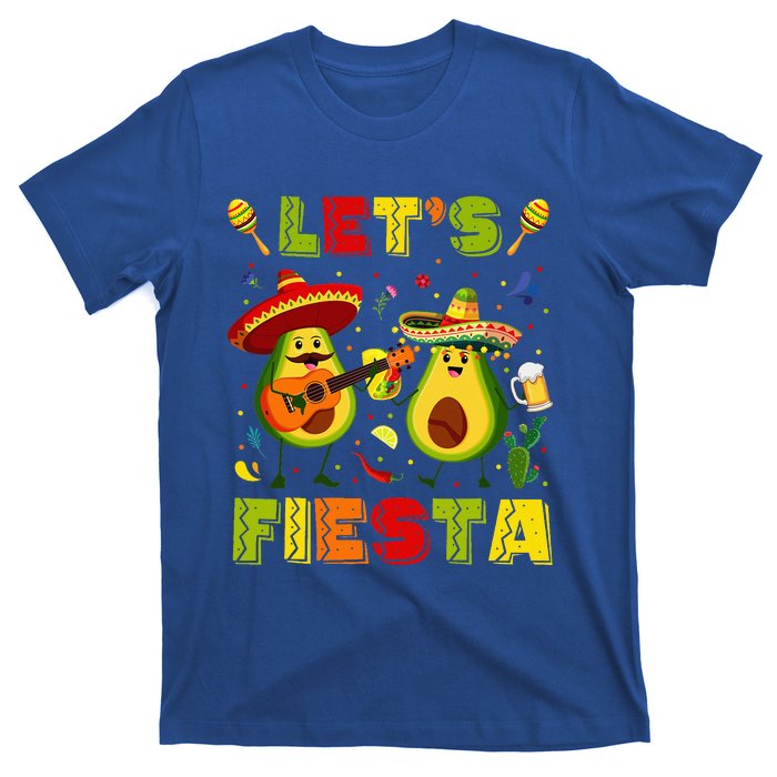 Let's Fiesta Avocado And Tacos Cinco De Mayo T-Shirt