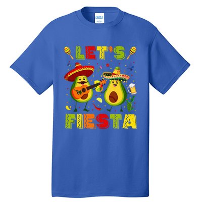 Let's Fiesta Avocado And Tacos Cinco De Mayo Tall T-Shirt