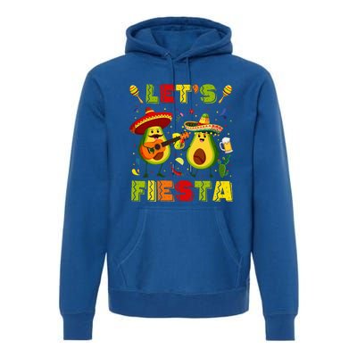 Let's Fiesta Avocado And Tacos Cinco De Mayo Premium Hoodie