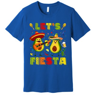 Let's Fiesta Avocado And Tacos Cinco De Mayo Premium T-Shirt