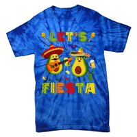 Let's Fiesta Avocado And Tacos Cinco De Mayo Tie-Dye T-Shirt