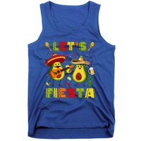 Let's Fiesta Avocado And Tacos Cinco De Mayo Tank Top