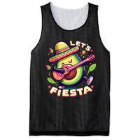 Lets Fiesta Avocado Funny Cinco De Mayo Party Mesh Reversible Basketball Jersey Tank