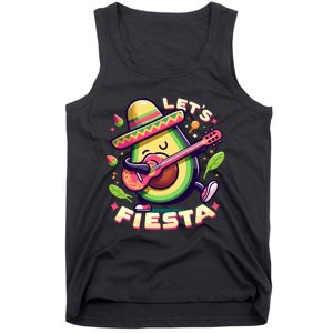 Lets Fiesta Avocado Funny Cinco De Mayo Party Tank Top