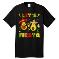 LetS Fiesta Avocado And Tacos Cinco De Mayo Tall T-Shirt