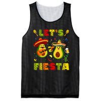 LetS Fiesta Avocado And Tacos Cinco De Mayo Mesh Reversible Basketball Jersey Tank