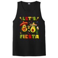 LetS Fiesta Avocado And Tacos Cinco De Mayo PosiCharge Competitor Tank