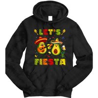 LetS Fiesta Avocado And Tacos Cinco De Mayo Tie Dye Hoodie