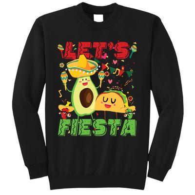 Lets Fiesta Avocado And Tacos Cinco De Mayo Mexican Party Sweatshirt