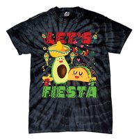 Lets Fiesta Avocado And Tacos Cinco De Mayo Mexican Party Tie-Dye T-Shirt