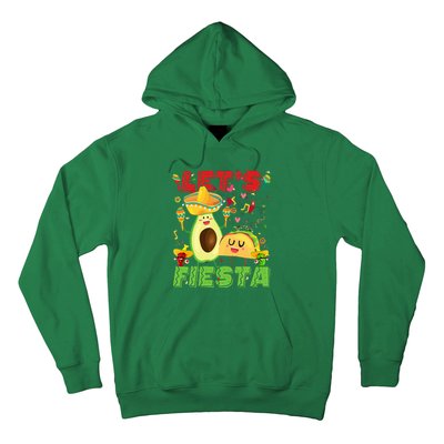 Let's Fiesta Avocado And Tacos Cinco De Mayo Mexican Party Hoodie