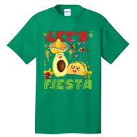 Let's Fiesta Avocado And Tacos Cinco De Mayo Mexican Party Tall T-Shirt