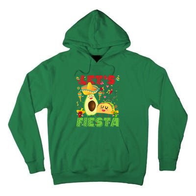 Let's Fiesta Avocado And Tacos Cinco De Mayo Mexican Party Tall Hoodie