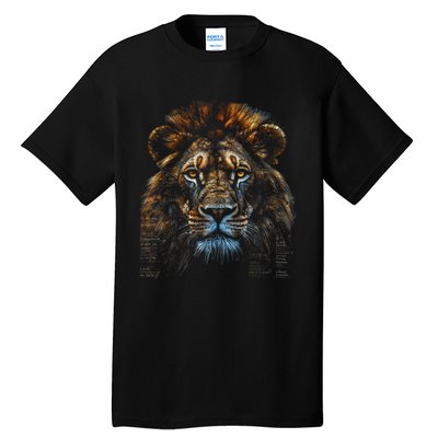 Lion Fantasy Art Animal Lion Tall T-Shirt