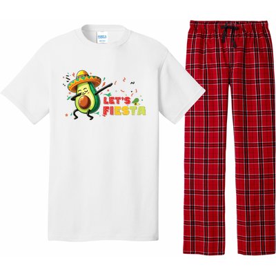 Lets Fiesta Avocado Dabbing Cinco De Mayo Women Pajama Set