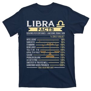 Libra Facts Astrology Horoscope Zodiac Sign T-Shirt