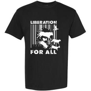 Liberation For All Animal Rights Garment-Dyed Heavyweight T-Shirt