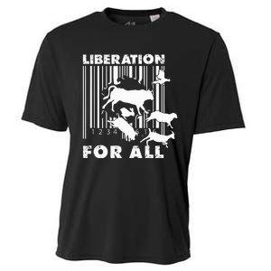 Liberation For All Animal Rights Cooling Performance Crew T-Shirt