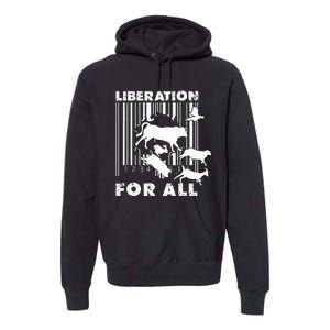 Liberation For All Animal Rights Premium Hoodie