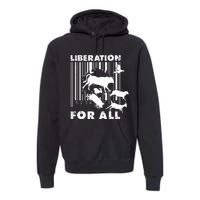 Liberation For All Animal Rights Premium Hoodie