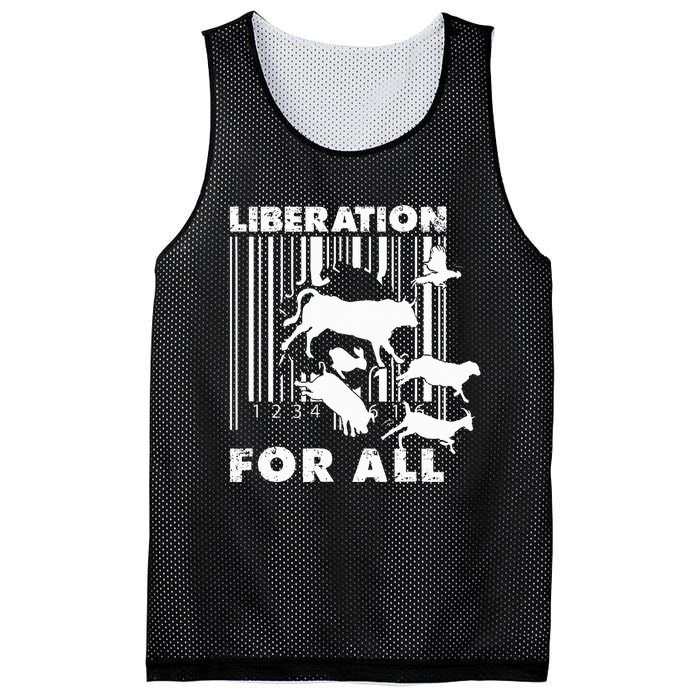 Liberation For All Animal Rights Mesh Reversible Basketball Jersey Tank