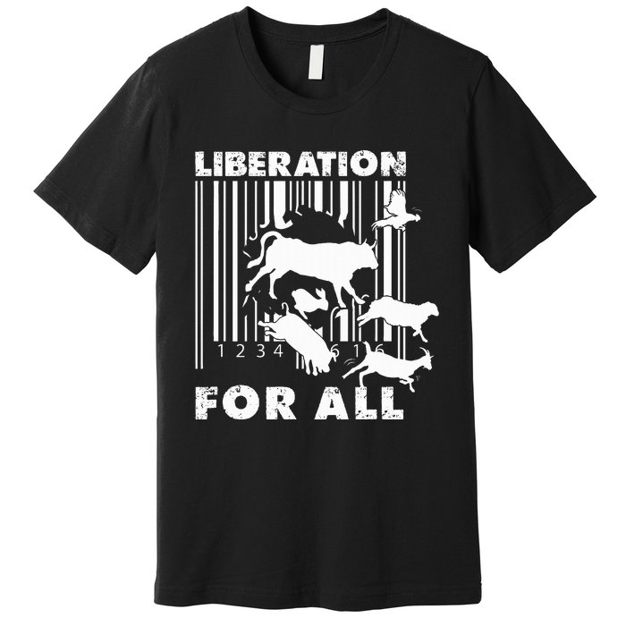 Liberation For All Animal Rights Premium T-Shirt