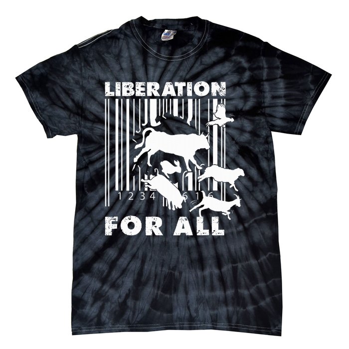 Liberation For All Animal Rights Tie-Dye T-Shirt