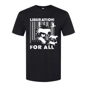 Liberation For All Animal Rights Softstyle CVC T-Shirt