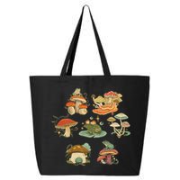 Lovely Frog And Mushroom 25L Jumbo Tote