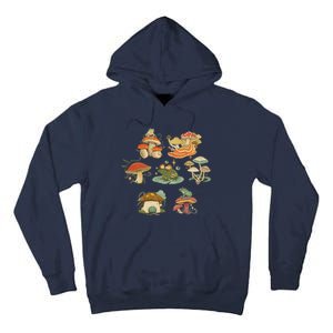 Lovely Frog And Mushroom Tall Hoodie