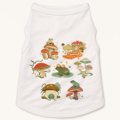 Lovely Frog And Mushroom Doggie Tank