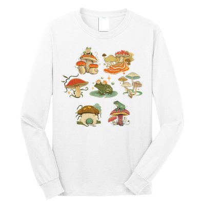 Lovely Frog And Mushroom Long Sleeve Shirt