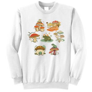 Lovely Frog And Mushroom Sweatshirt