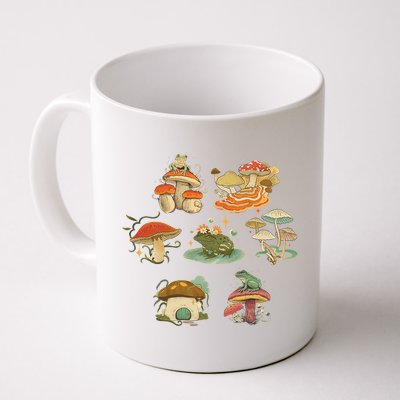 Lovely Frog And Mushroom Mug