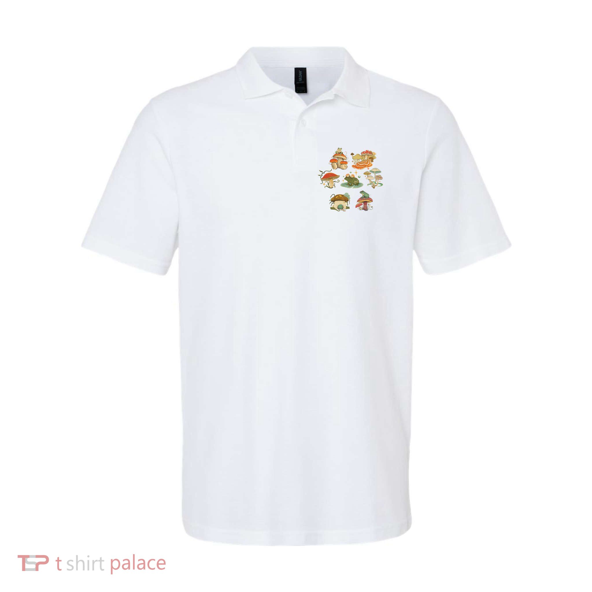 Lovely Frog And Mushroom Polo