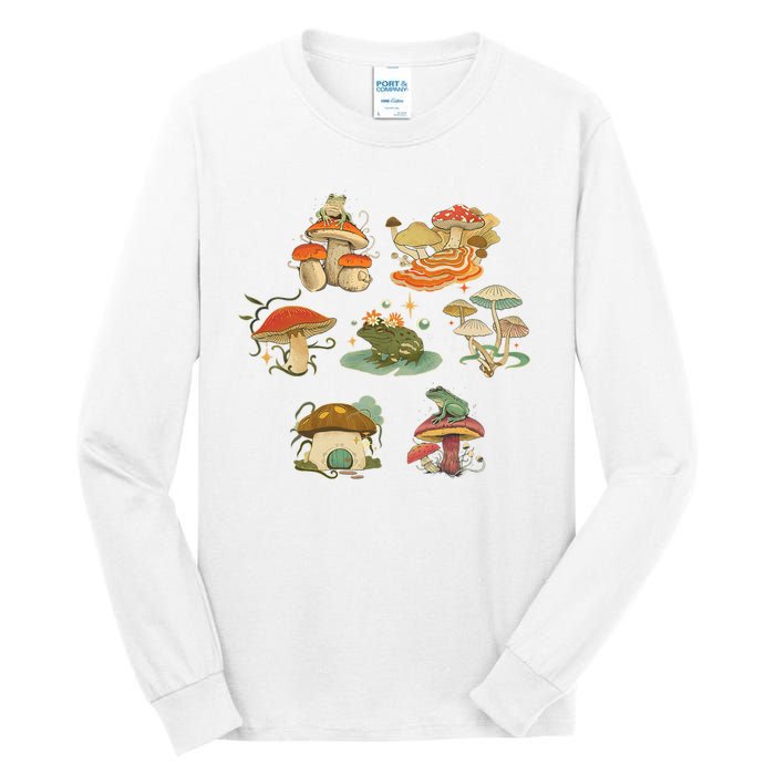 Lovely Frog And Mushroom Tall Long Sleeve T-Shirt