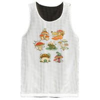 Lovely Frog And Mushroom Mesh Reversible Basketball Jersey Tank