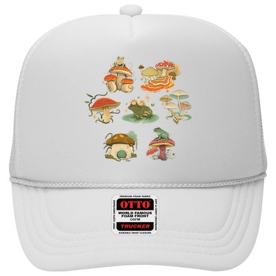 Lovely Frog And Mushroom Trucker Hat