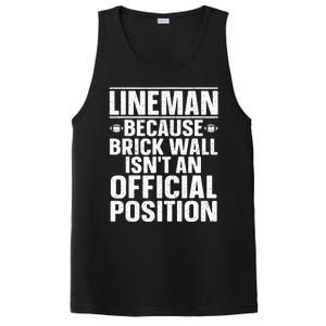 Lineman Football Art For Football Player Lineman PosiCharge Competitor Tank