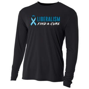 Liberalism Find a Cure Cooling Performance Long Sleeve Crew