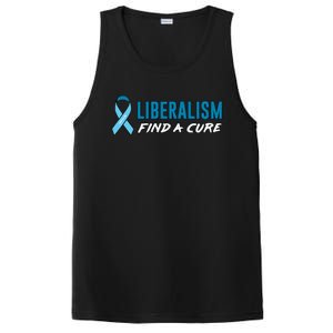 Liberalism Find a Cure PosiCharge Competitor Tank