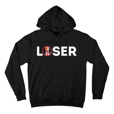 Loser Funny Anti Trump 2024 Loser Not Again Kamala Harris Hoodie