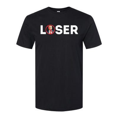 Loser Funny Anti Trump 2024 Loser Not Again Kamala Harris Softstyle CVC T-Shirt