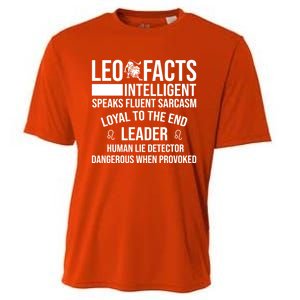 Leo Facts August Leo Zodiac Gift Cooling Performance Crew T-Shirt