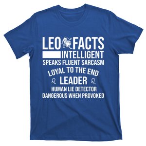 Leo Facts August Leo Zodiac Gift T-Shirt