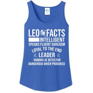 Leo Facts August Leo Zodiac Gift Ladies Essential Tank