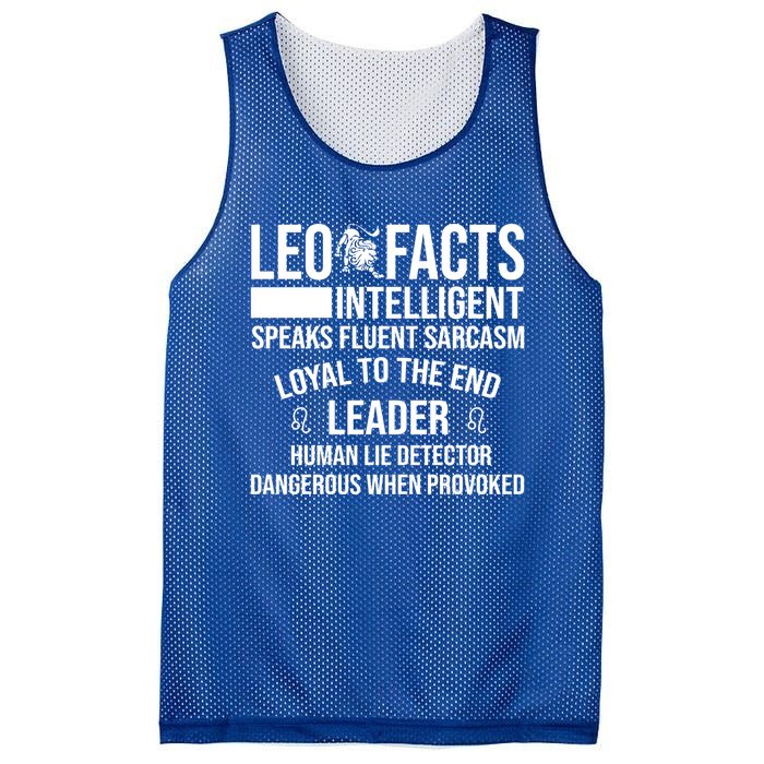 Leo Facts August Leo Zodiac Gift Mesh Reversible Basketball Jersey Tank